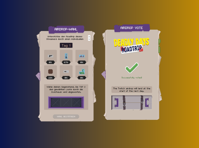 Deadly Days: Roadtrip Companion